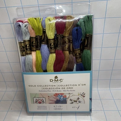 DMC 27pc GOLD COLLECTION Embroidery Floss Limited Edition (8.7yd Per Skein) - Image 1 of 2