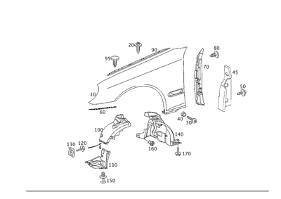 Cubierta Original Mercedes-Benz 203-884-12-22 Foto 1 de 2