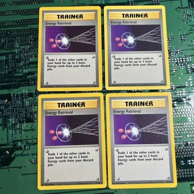 Energy Retrieval 81/102 Base Set Trainer Pokemon Card Unlimited Uncommon 4 - Image 1 of 4