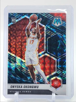 ONYEKA OKONGWU 2020-21 MOSAIC ROOKIE GENESIS PRIZM SSP HAWKS RC Q3628 - Image 1 of 2