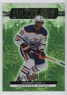 2023-24 Upper Deck Series 1 Dazzlers Green Evander Kane #DZ-15 - Image 1 of 2