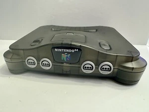 Consola Nintendo 64 N64 Limited gris humo transparente carcasa personalizada solamente - Imagen 1 de 17