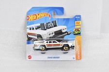 Hot Wheels 2022 Short Card HW Wagons #201 Cruise Bruiser White w/ Gold 5SPs