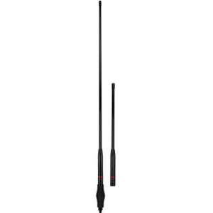 GME UHF CB Medium Duty All Terrain Antenna Pack 2.1dB & 6.6dB Black AE4702BTP - Picture 1 of 4