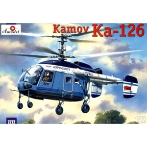 Ka-126 Soviet light helicopter kits model Amodel 7272 Plastic model kit 1:72  - Picture 1 of 11
