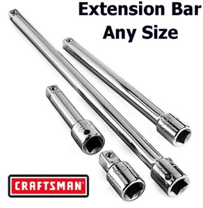 Craftsman 1/4" 3/8" 1/2" in. Drive Extension Bar - Socket Ratchet - you pick NEW - Picture 1 of 1