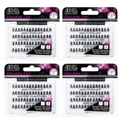 Ardell Eyelash Double Up Knot-Free Flares Short Black #61484 (4 Pack) - Image 1 of 4