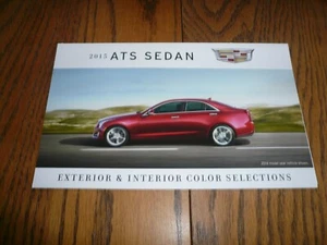 Cadillac ATS 2015 sedán exterior e interior selección de colores folleto de ventas - Imagen 1 de 3