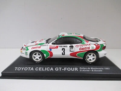 TOYOTA CELICA GT4 GT FOUR Castrol N° 3 MONTE CARLO 1993 Auriol IXO ALTAYA 1/43 - Photo 1/4