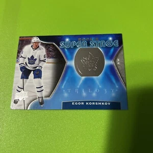 2020-21 UD Trilogy Egor Korshkov Rookie Super Stage Insert - Toronto Maple Leafs - Picture 1 of 2