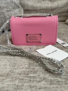 Marc Jacobs Petal Pink Small Crossbody Bag Chain Strap - Picture 1 of 5