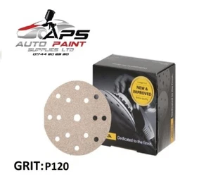 MIRKA BASECUT SCHLEIFEN DA SCHEIBEN 6 Zoll 150 mm HAKENSCHLEIFENGRIFF SCHLEIFMITTEL 50ER-PACK P120 - Bild 1 von 2