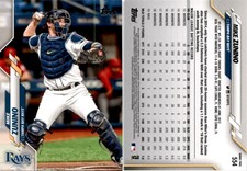 2020 Topps MIKE ZUNINO Baseball Card 554 Tampa Bay Rays