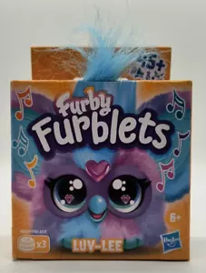 Neu Furby Furblets LUV-LEE elektronisches Mini-Plüschtier Schlüsselanhänger Musik Sammlerstück - Bild 1 von 6