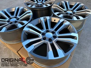 NEW 2024 22" Wheels Chevy GMC Silverado Tahoe Suburban Yukon Sierra Escalade Rim - Picture 1 of 6