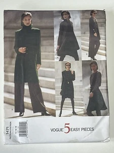 Jacket Vest Top Skirt Pants Size 14-18 Uncut Easy Sewing Pattern Vogue V1471 - Picture 1 of 2