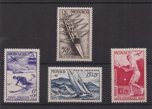 MONACO SERIE COMPLETE DE 4 TIMBRES POSTE AERIENNE NEUF** N° 32 à 35 Cote: 103€ - Foto 1 di 2