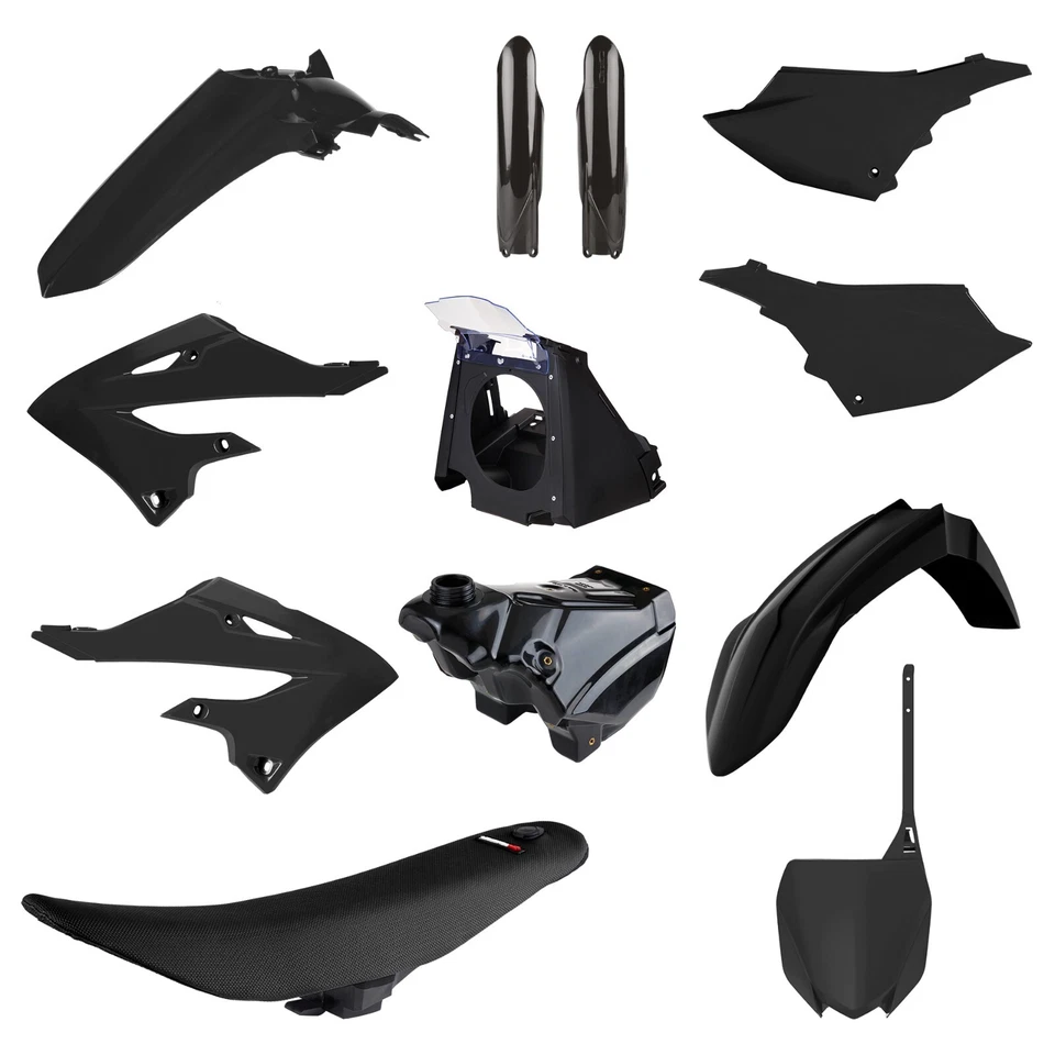 Polisport Full Restyling Kit Plastiche Serbatoio Sella Yamaha YZ 125-250 Nero