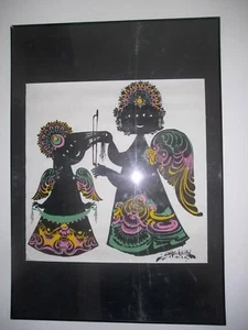 Björn Wiinblad DK Dänemark Engel 1974 Serigraphie Siebdruck signiert 60,5 x 60,5 - Bild 1 von 7