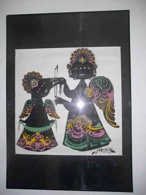 Björn Wiinblad DK Dänemark Engel 1974 Serigraphie Siebdruck signiert 60,5 x 60,5 - Bild 1 von 4