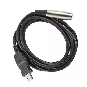 3M USB Male to XLR Female Microphone Link Cable For PS2/PS3/WII/XBOX hosts - Picture 1 of 10