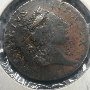 Mezzo penny Virginia 1773, senza periodo - Foto 1 di 4