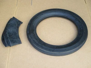4.00-19 FRONT TRACTOR TIRE + INNERTUBE JOHN DEERE CASE IH 4x19 400-19 3 RIB - Picture 1 of 4