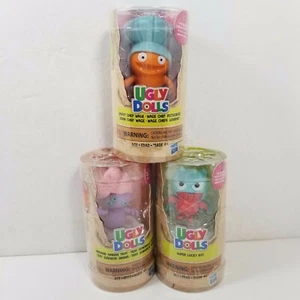 3 - Ugly Dolls Surprise Tubes Figures Chef Blue White Bat - SEALED NEW - Picture 1 of 4