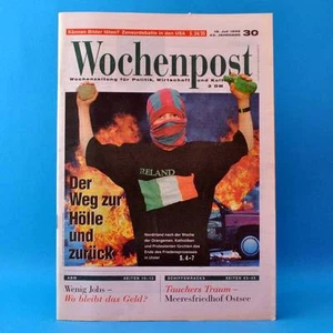 Wochenpost 30 1996 | Zeitung | ABM Wenige Jobs Meeresfriedhof Ostsee Nordirland - Bild 1 von 1