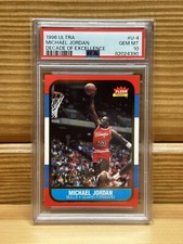 MICHAEL JORDAN PSA 10 1996 FLEER ULTRA #U-4 DECADE OF EXCELLENCE BULLS HOF 4703
