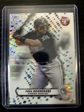 2023 Topps Pristine Ivan Rodriguez Pristine Refractor #137 Marlins SP