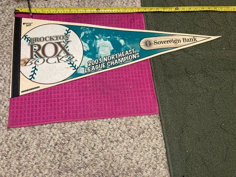 Brockton Rox Minor League Baseball PENNANT FCBL 2003 NORTHEAST LEAGUE CHAMPIONS Cover