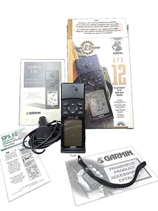 Garmin GPS Paquete de 12 Canales con Manual, Estuche y Cargador de Coche — Caja Abierta OEM - Imagen 1 de 14