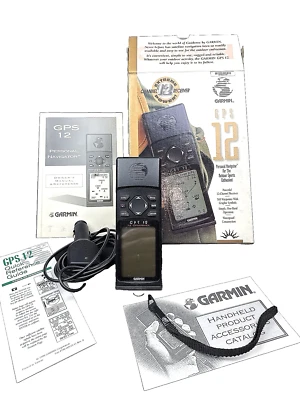 Garmin GPS 12-Channel Bundle w/ Manual, Case & Car Charger — Open Box OEM - Image 1 of 4