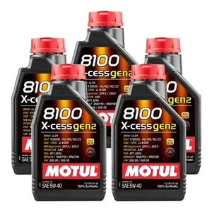 MOTUL 5 Lt Olio Motore 5W40 8100 X-CESS GEN2 Acea A3/B4 - BMW RENAULT MERCEDES - Foto 1 di 4