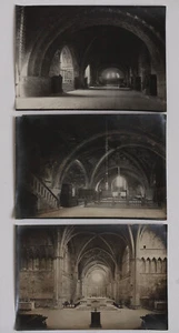 Lote de (3) grandes interiores ITALIA, Asís, Basílica; alrededor de 1900 - Imagen 1 de 1