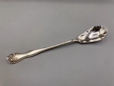 Colher de rábano antiga Gorham "Lancaster" prata esterlina 1897 6" sem mono - Imagem 1 de 4