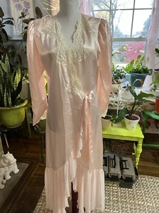 De colección Victoria's Secret Lencería Satén Encaje Bata S - Imagen 1 de 6