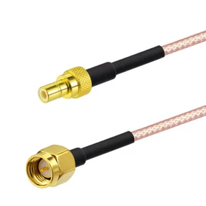 SMA male plug to SMB male plug straight pigtail Coaxial cable RG316 for WiFi OEM - Picture 1 of 4