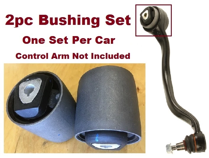 2pc Front Radius Rod Bushings fits BMW X5 2007 - 13 BMW X6 2008 2009 10 11 12-15 - Image 1 of 1
