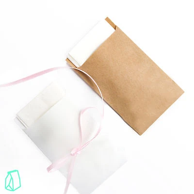 10 mini Kraftpapier FLACHBEUTEL Papiertüten Tüten Tütchen Glatt Freudentränen - Bild 1 von 4