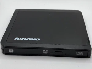 Lenovo Slim USB Portable DVD Burner Reader 0A33988 DVD-RW DVD-R Record No Cable - Picture 1 of 3