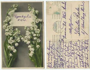 31849 - Glückwunschkarte, gelaufen Regensburg 24.2.1913 - Bild 1 von 1