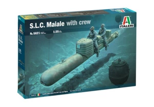 Modellino nave e accessori 1/35 s.l.c. Maiale with crew italeri 5621 scala 1:35 - Foto 1 di 4