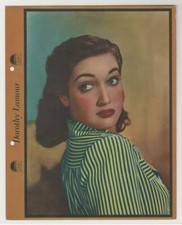 F5-7 Dixie Cup, Premium, 1941, Movie Stars, Dorothy Lamour