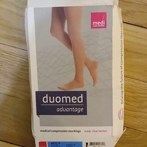 Duomed Kompressionsstrumpfhose Umstandsmode Petite Large 15-20 mmhg mandel Neu mit Etikett - Bild 1 von 5