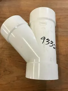 PVC 4" SDR 35 WYE "Y" FITTING NORMANDY D-2729 D-3034 V-904 SEWER & DRAIN 93323 - Picture 1 of 2