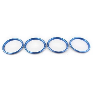 Interior Air Vent Outlet Trame Ring Cover Trim Fit Audi A3 S3 Q2L 8V 12-19 Blue - Picture 1 of 5
