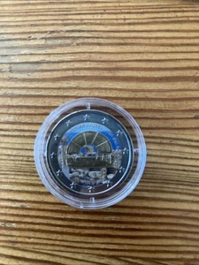 2€ Münze coloriert - Bild 1 von 2
