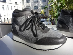 VITAFORM Hightop Sneaker Stiefel Filzwolle Hirschleder Lammfell Germany G.38 Neu - Bild 1 von 15